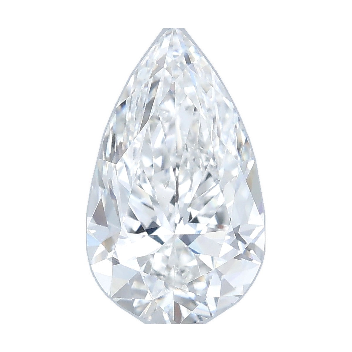 2.04 ct pear lab-grown diamond, E color, VVS2 clarity, IGI certified, still from its 360° video