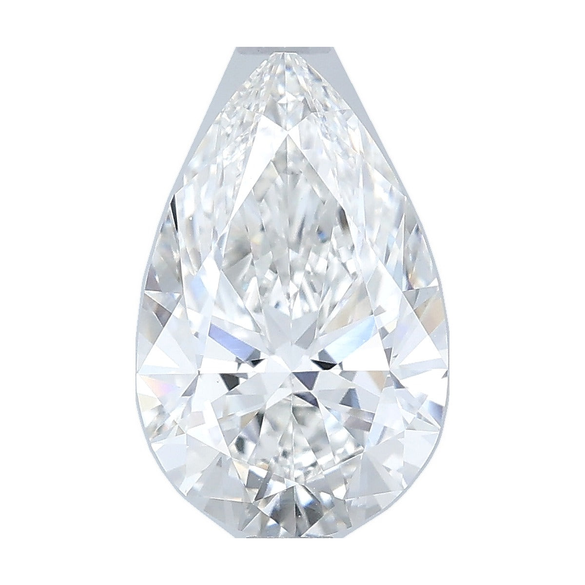 2.04 ct pear lab-grown diamond, F color, VS1 clarity, IGI certified, still from its 360° video