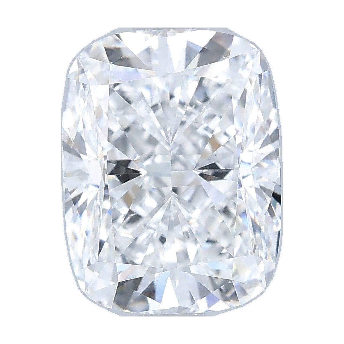 2.05 ct elongated cushion lab-grown diamond, D color, VS1 clarity, IGI certified, still from its 360° video