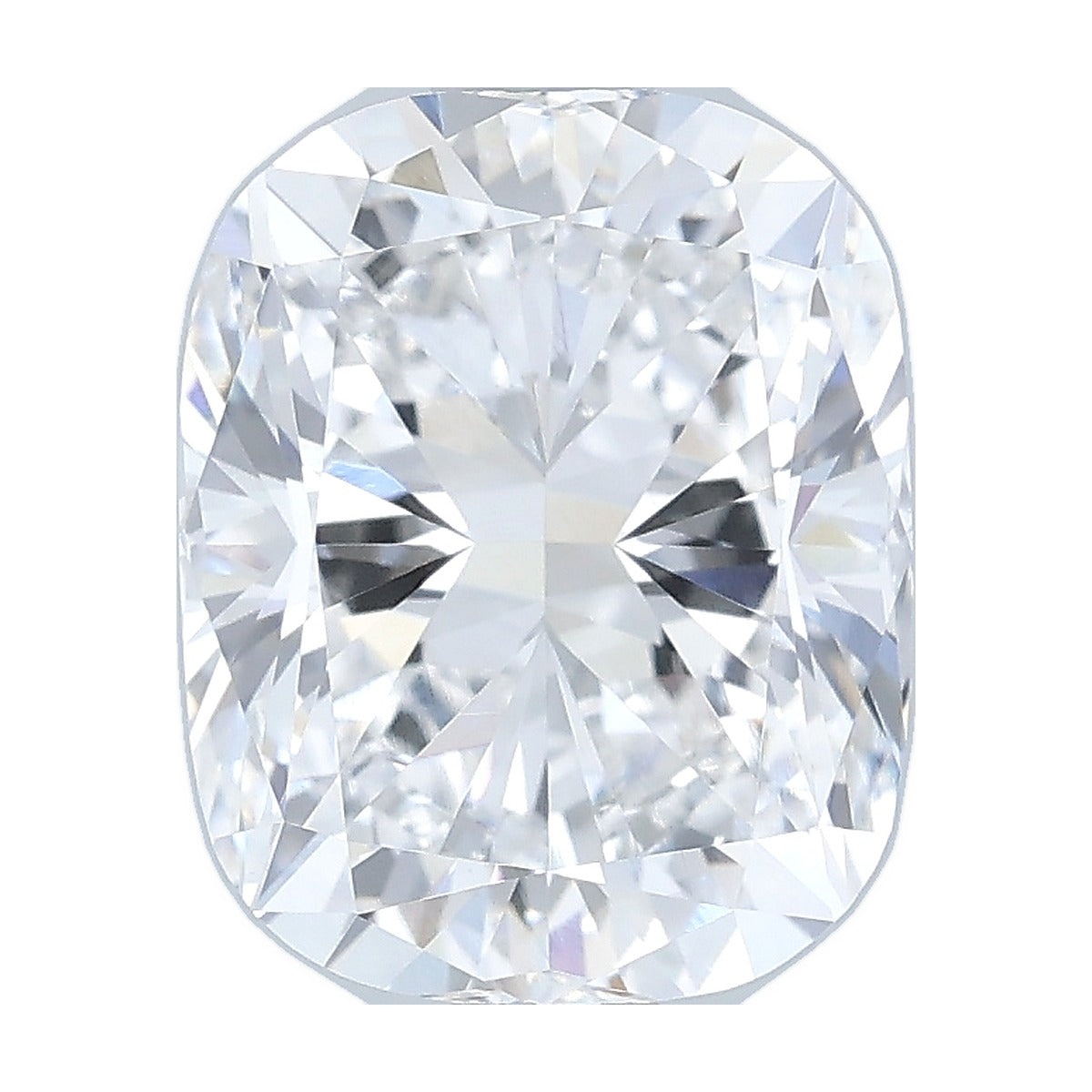 2.06 ct elongated cushion lab-grown diamond, E color, VVS2 clarity, IGI certified, still from its 360° video