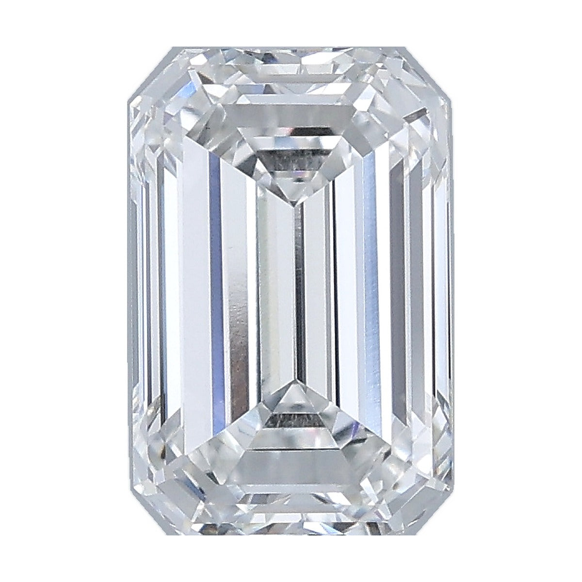 2.06 ct emerald lab-grown diamond, E color, VS1 clarity, IGI certified, still from its 360° video