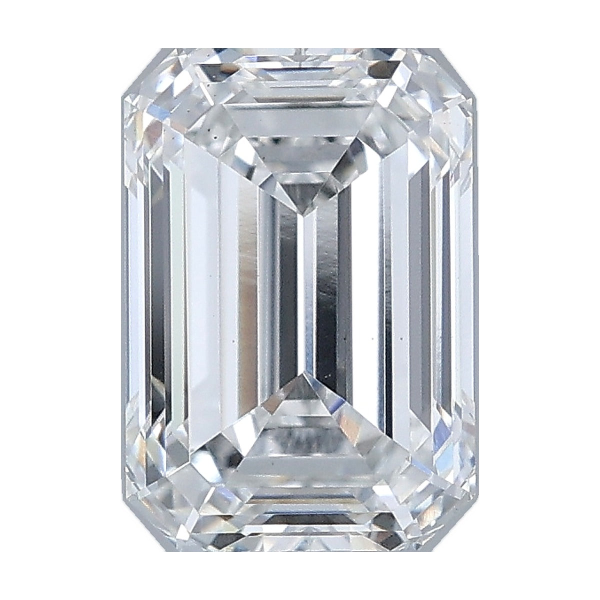 2.06 ct emerald lab-grown diamond, E color, VS2 clarity, IGI certified, still from its 360° video