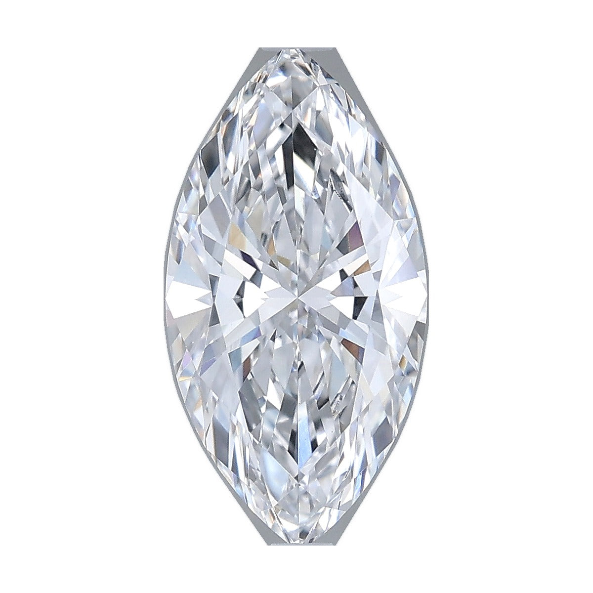 2.06 ct marquise lab-grown diamond, D color, VVS2 clarity, IGI certified, still from its 360° video