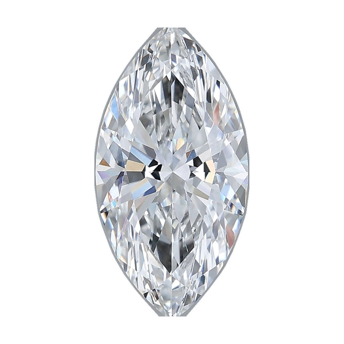 2.06 ct marquise lab-grown diamond, F color, VVS2 clarity, IGI certified, still from its 360° video