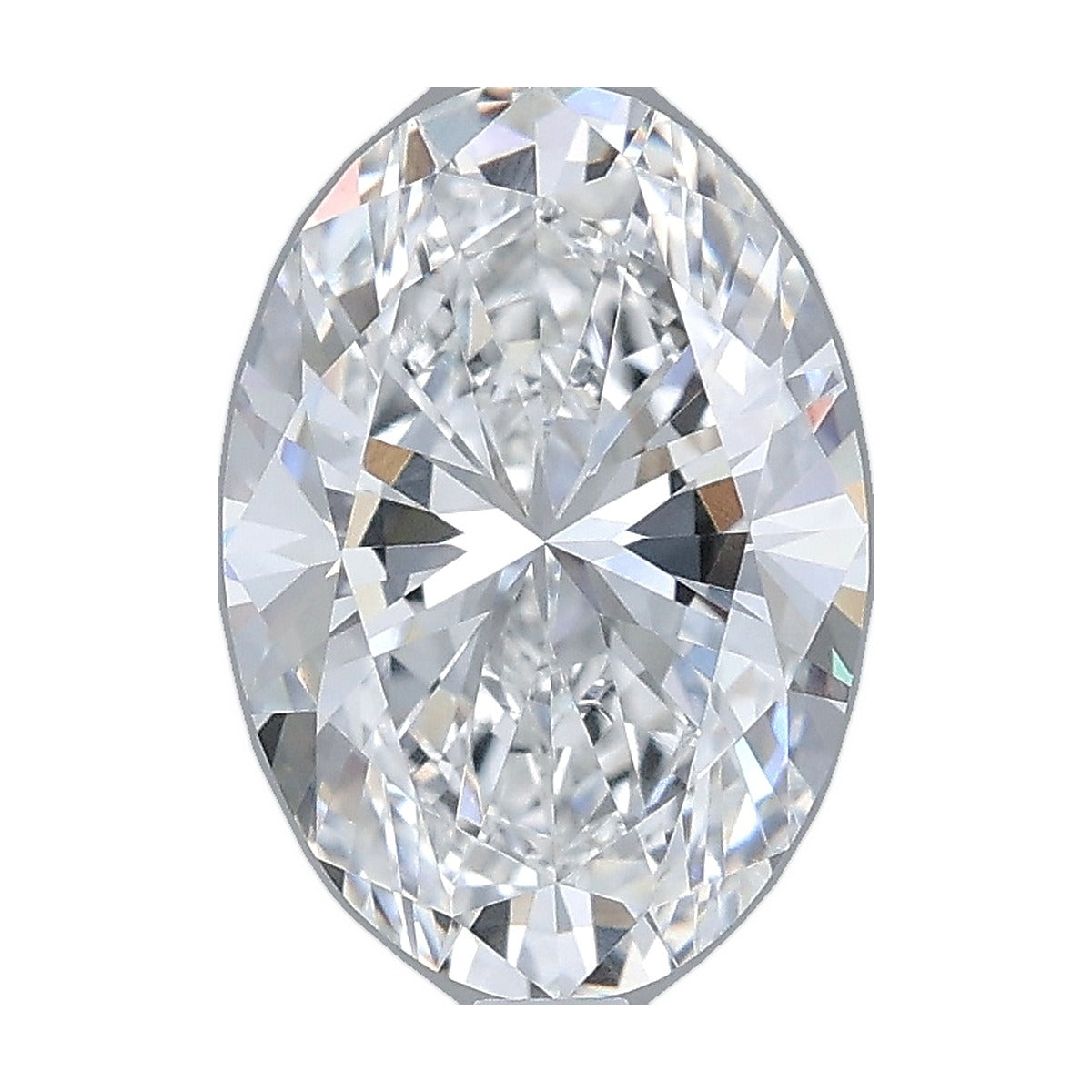 2.06 ct oval lab-grown diamond, E color, VVS2 clarity, IGI certified, still from its 360° video