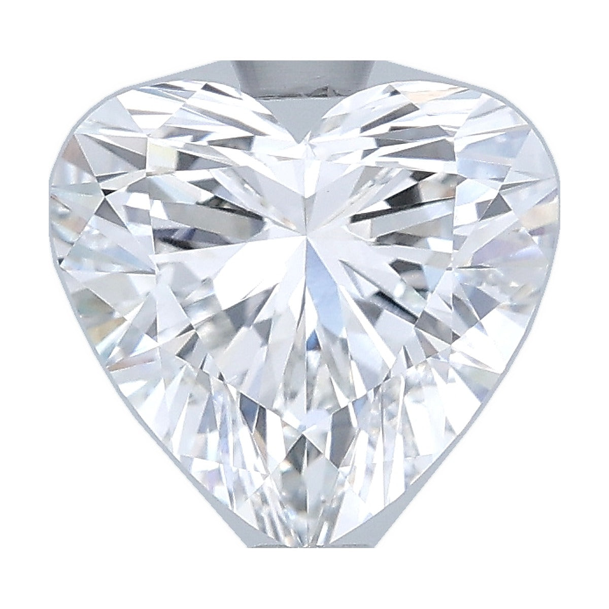 2.07 ct heart lab-grown diamond, F color, VVS2 clarity, GIA certified, still from its 360° video