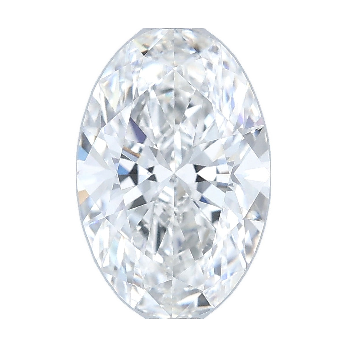 2.08 ct oval lab-grown diamond, E color, VVS2 clarity, IGI certified, still from its 360° video