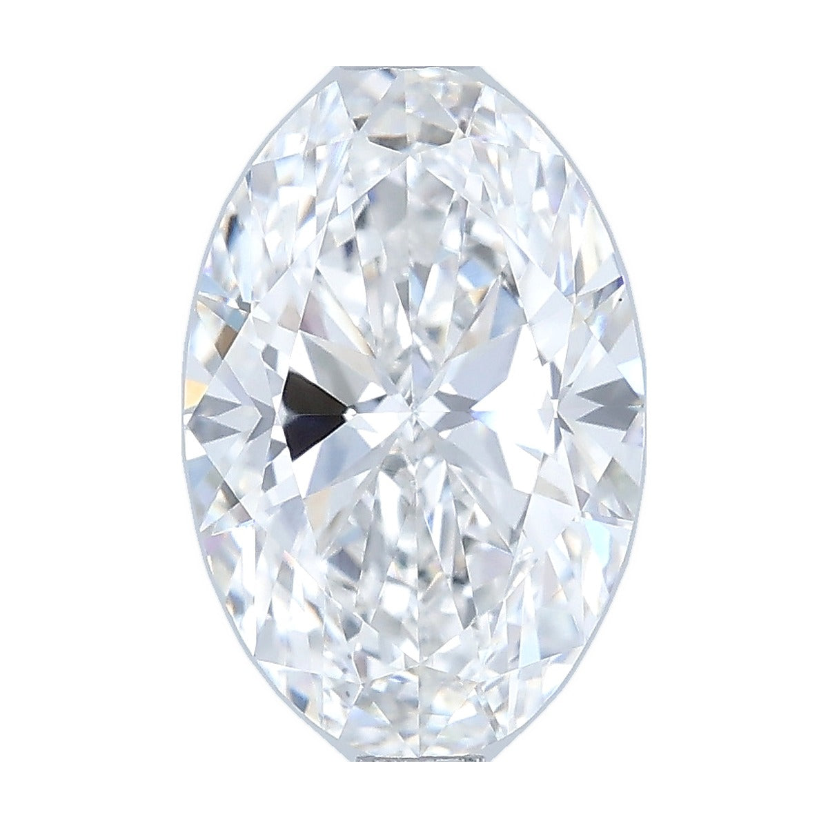 2.08 ct oval lab-grown diamond, E color, VVS2 clarity, IGI certified, still from its 360° video