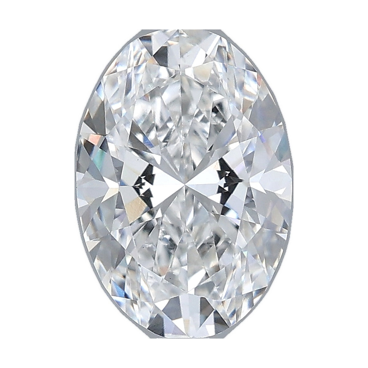 2.08 ct oval lab-grown diamond, F color, VS1 clarity, IGI certified, still from its 360° video