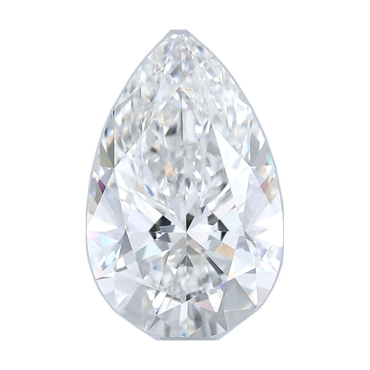 2.08 ct pear lab-grown diamond, F color, VVS1 clarity, IGI certified, still from its 360° video