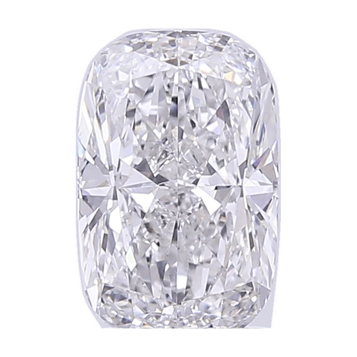 2.09 ct elongated cushion lab-grown diamond, F color, VS1 clarity, IGI certified, still from its 360° video