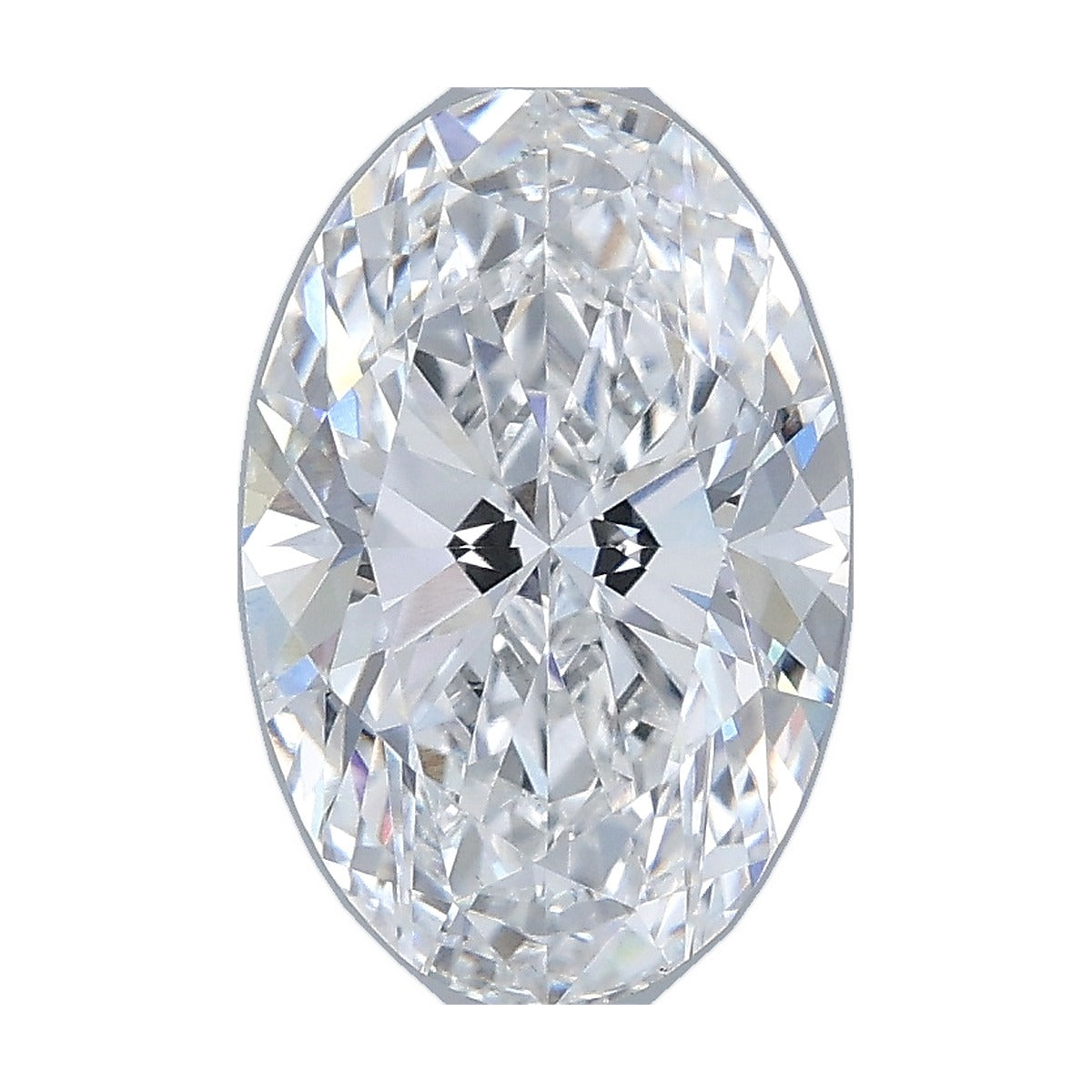 2.20 ct oval lab-grown diamond, E color, VVS2 clarity, IGI certified, still from its 360° video
