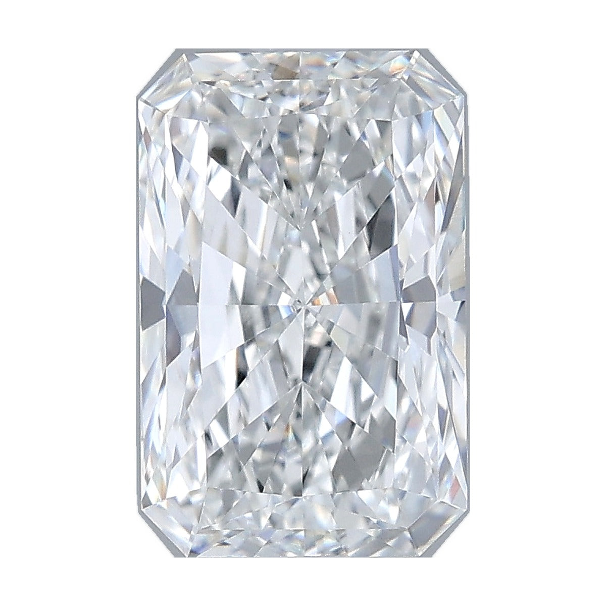 2.21 ct radiant lab-grown diamond, E color, VVS2 clarity, IGI certified, still from its 360° video