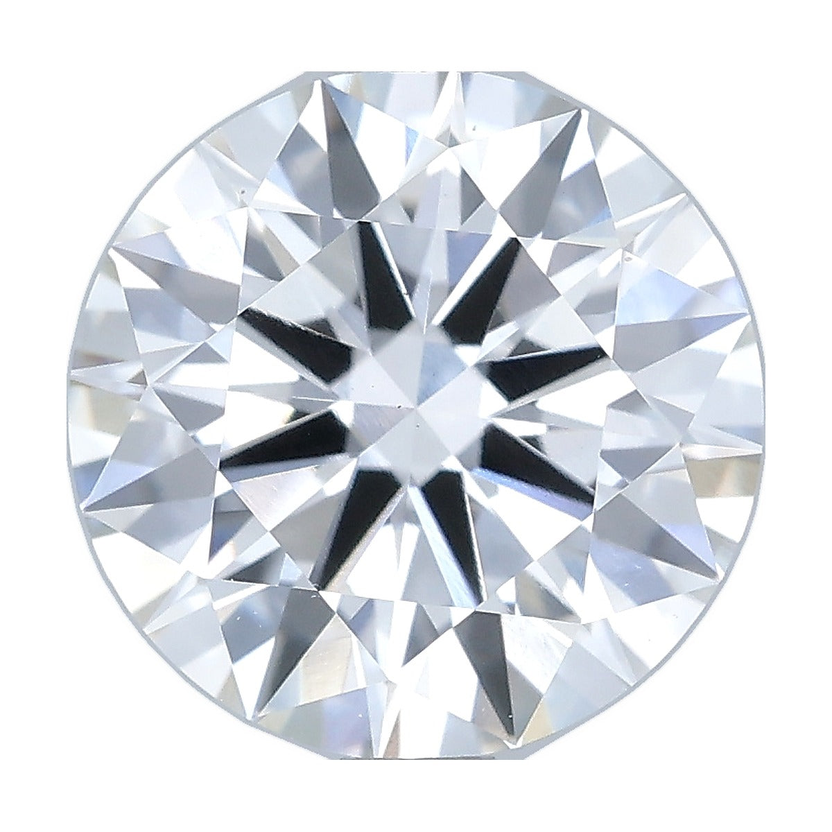 2.24 ct round lab-grown diamond, E color, VS1 clarity, IGI certified, still from its 360° video