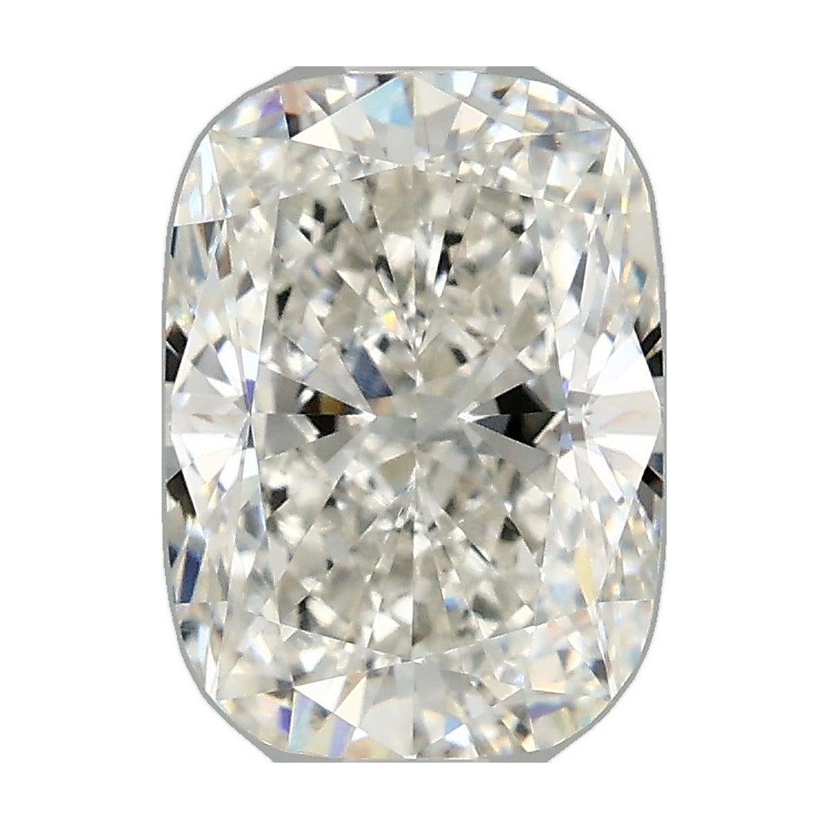 2.25 ct elongated cushion lab-grown diamond, F color, VS1 clarity, IGI certified, still from its 360° video