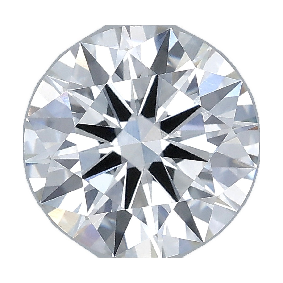 2.26 ct round lab-grown diamond, F color, VVS2 clarity, IGI certified, still from its 360° video