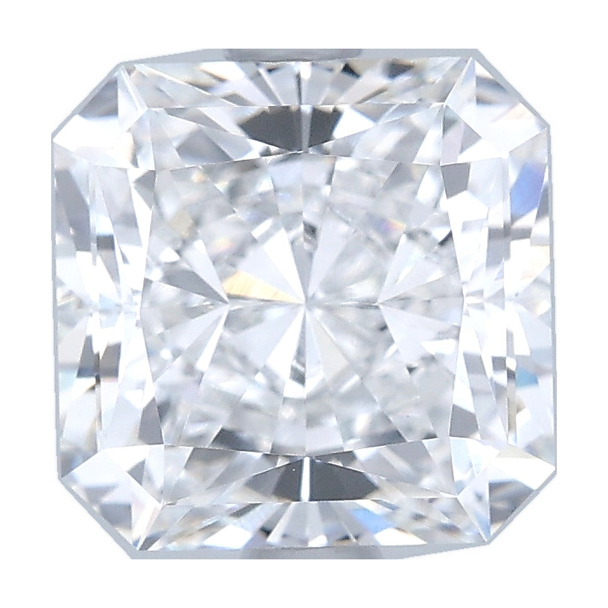 2.31 ct square radiant lab-grown diamond, D color, VVS2 clarity, IGI certified, still from its 360° video