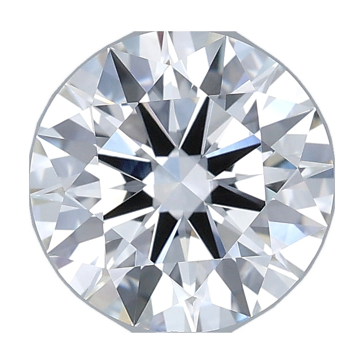 2.38 ct round lab-grown diamond, F color, VVS2 clarity, IGI certified, still from its 360° video