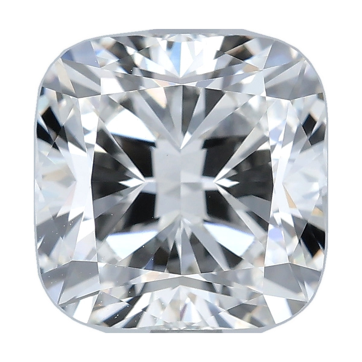 2.48 ct cushion lab-grown diamond, G color, VS1 clarity, IGI certified, still from its 360° video