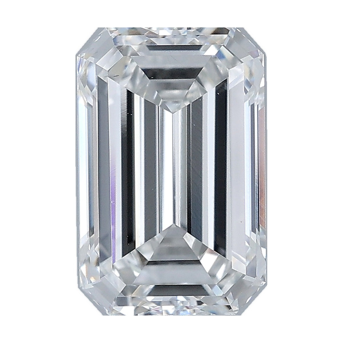 2.49 ct emerald lab-grown diamond, E color, VS1 clarity, IGI certified, still from its 360° video