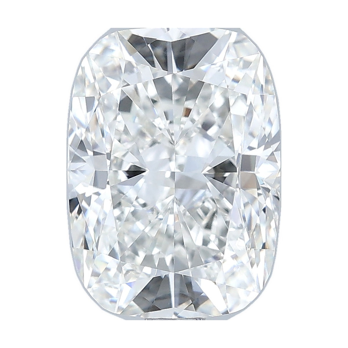 2.50 ct elongated cushion lab-grown diamond, F color, VVS2 clarity, IGI certified, still from its 360° video