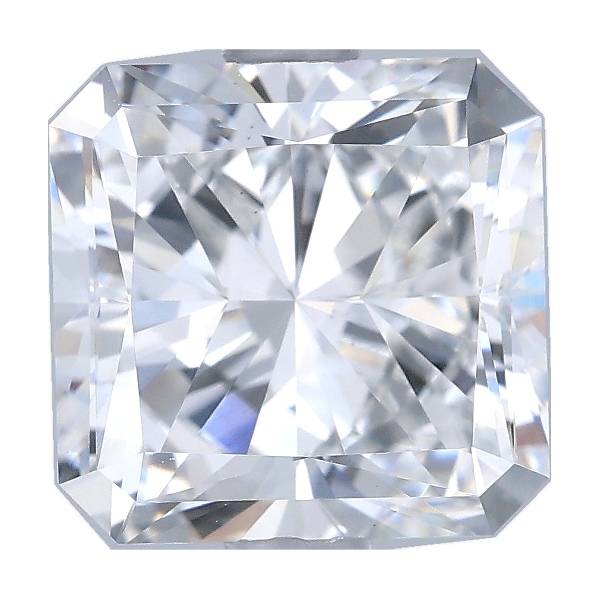 2.50 ct square radiant lab-grown diamond, E color, VS1 clarity, IGI certified, still from its 360° video