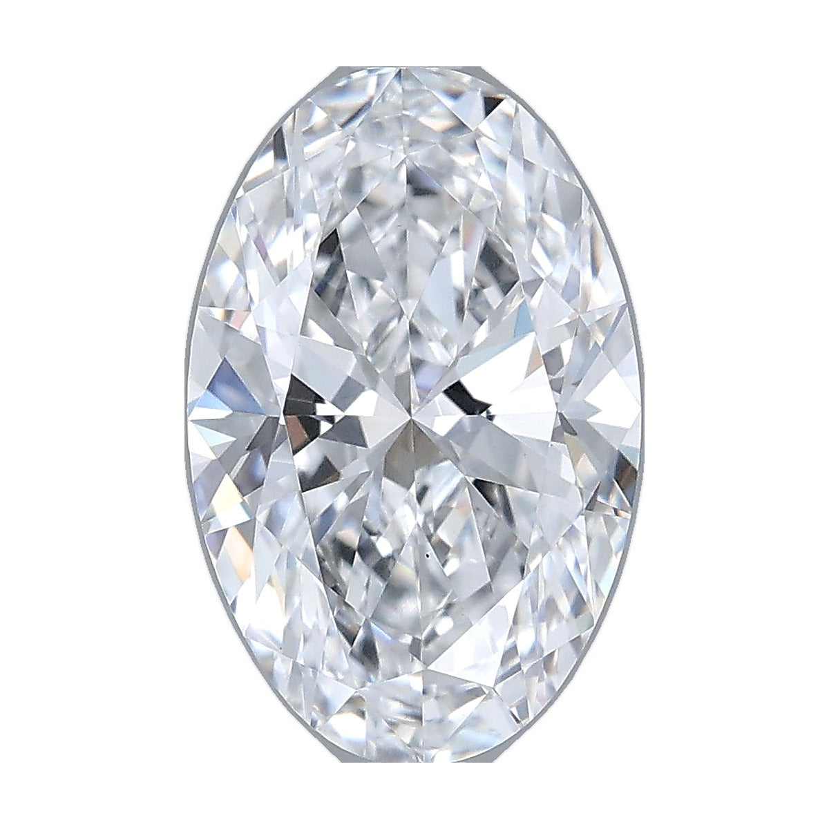 2.51 ct oval lab-grown diamond, D color, VS1 clarity, IGI certified, still from its 360° video