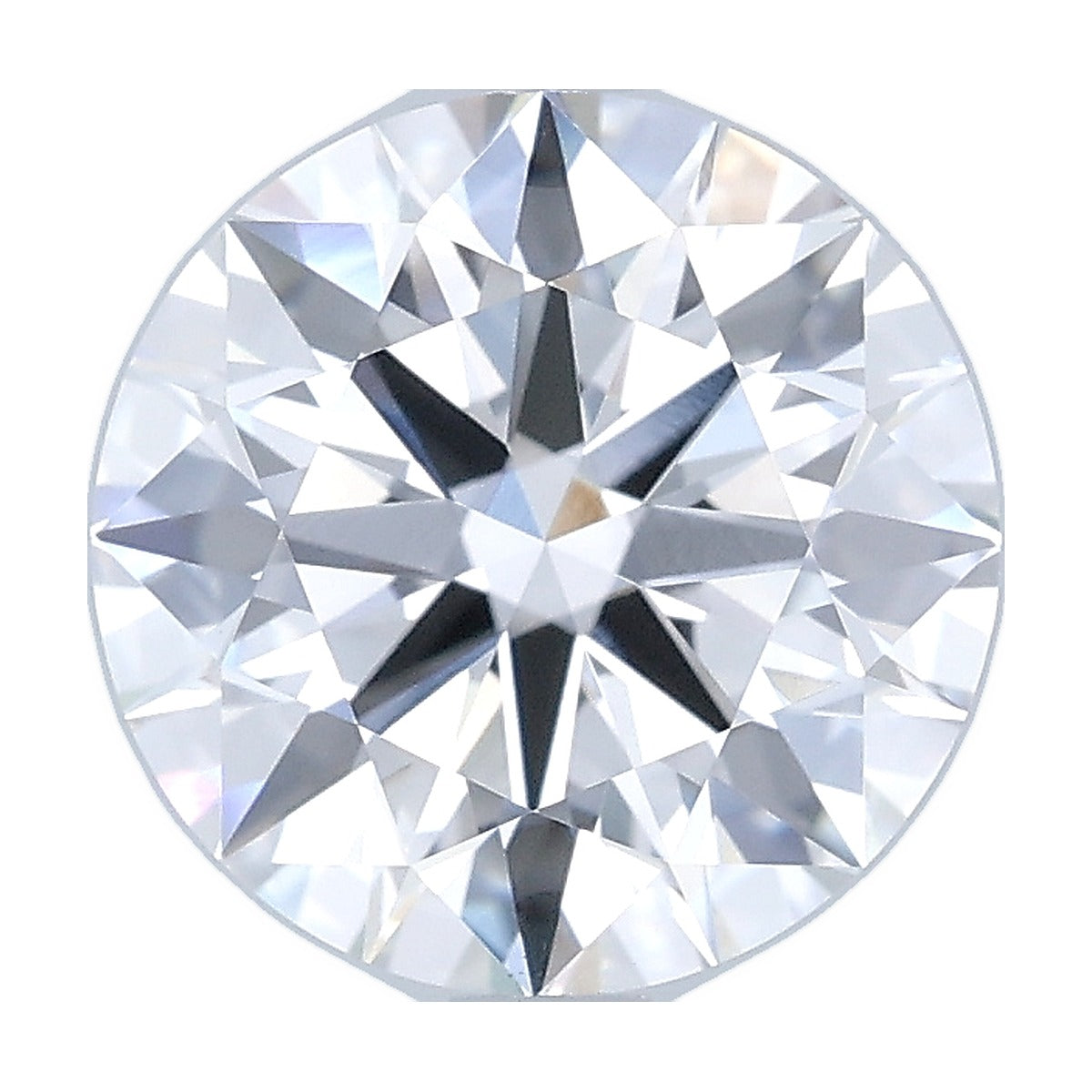 2.51 ct round lab-grown diamond, D color, VS1 clarity, GIA certified, still from its 360° video