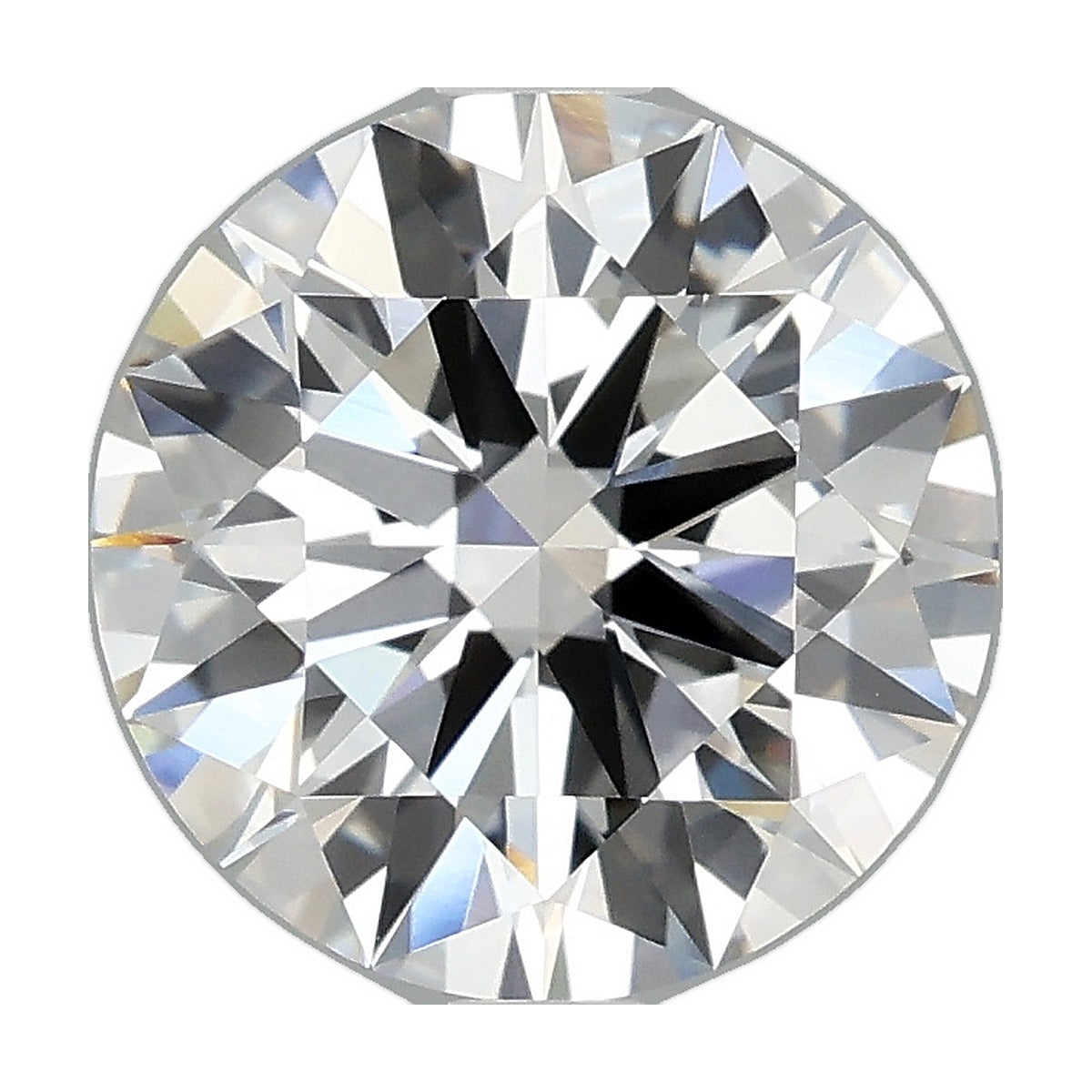 2.51 ct round lab-grown diamond, F color, VVS1 clarity, IGI certified, still from its 360° video