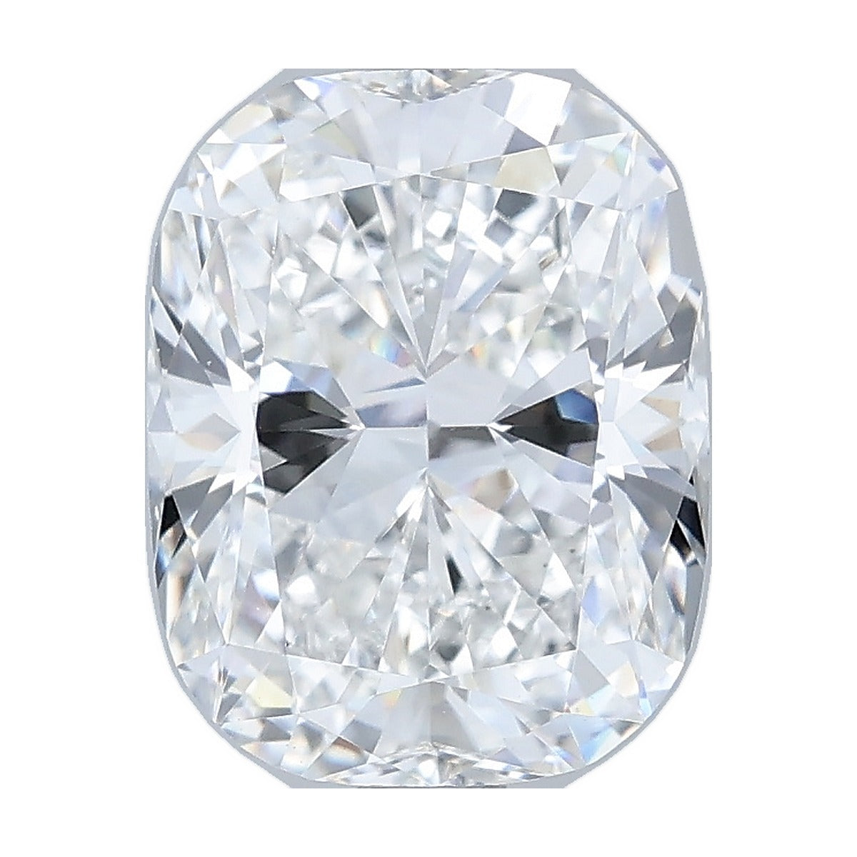 2.52 ct elongated cushion lab-grown diamond, E color, VS1 clarity, IGI certified, still from its 360° video