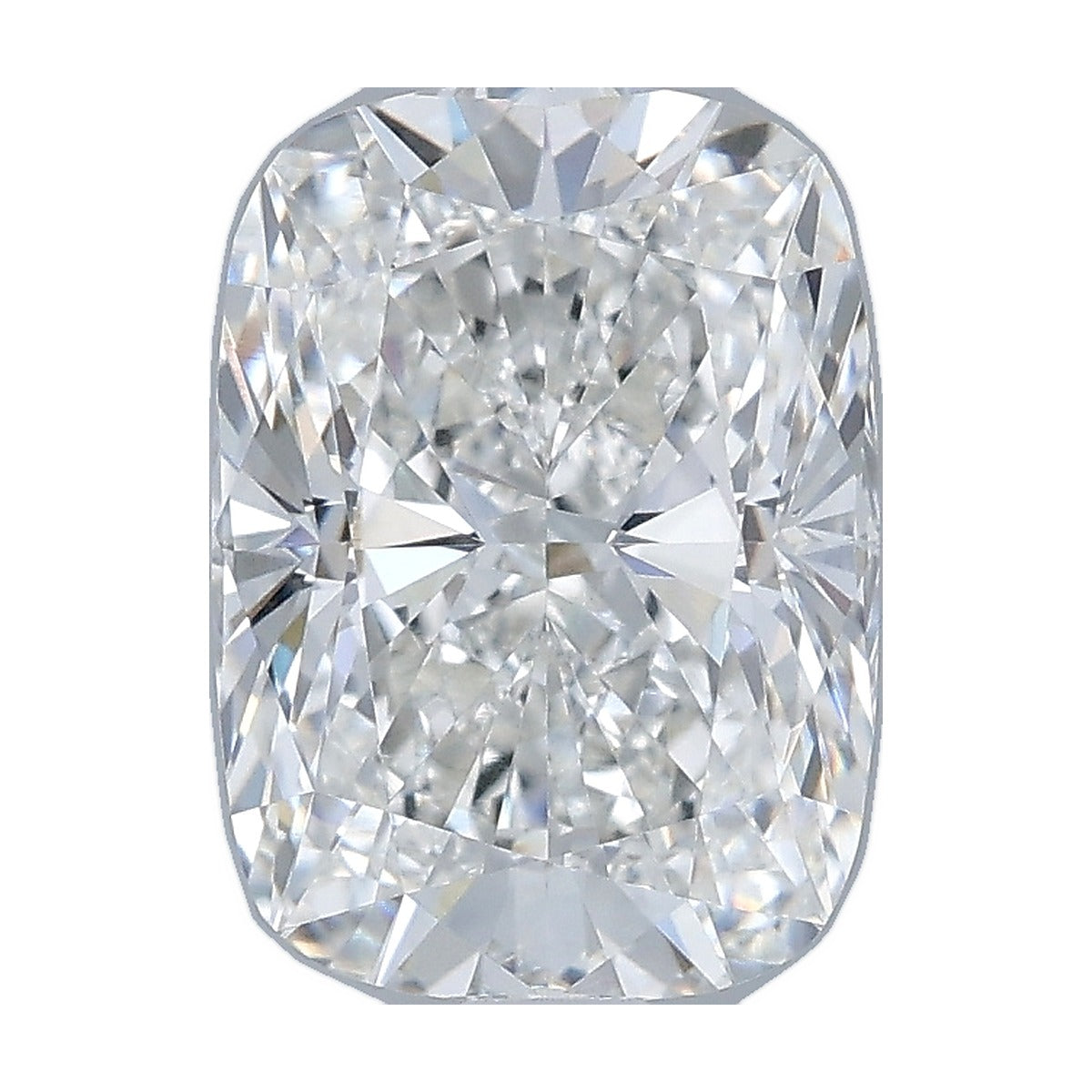 2.52 ct elongated cushion lab-grown diamond, F color, VVS1 clarity, IGI certified, still from its 360° video