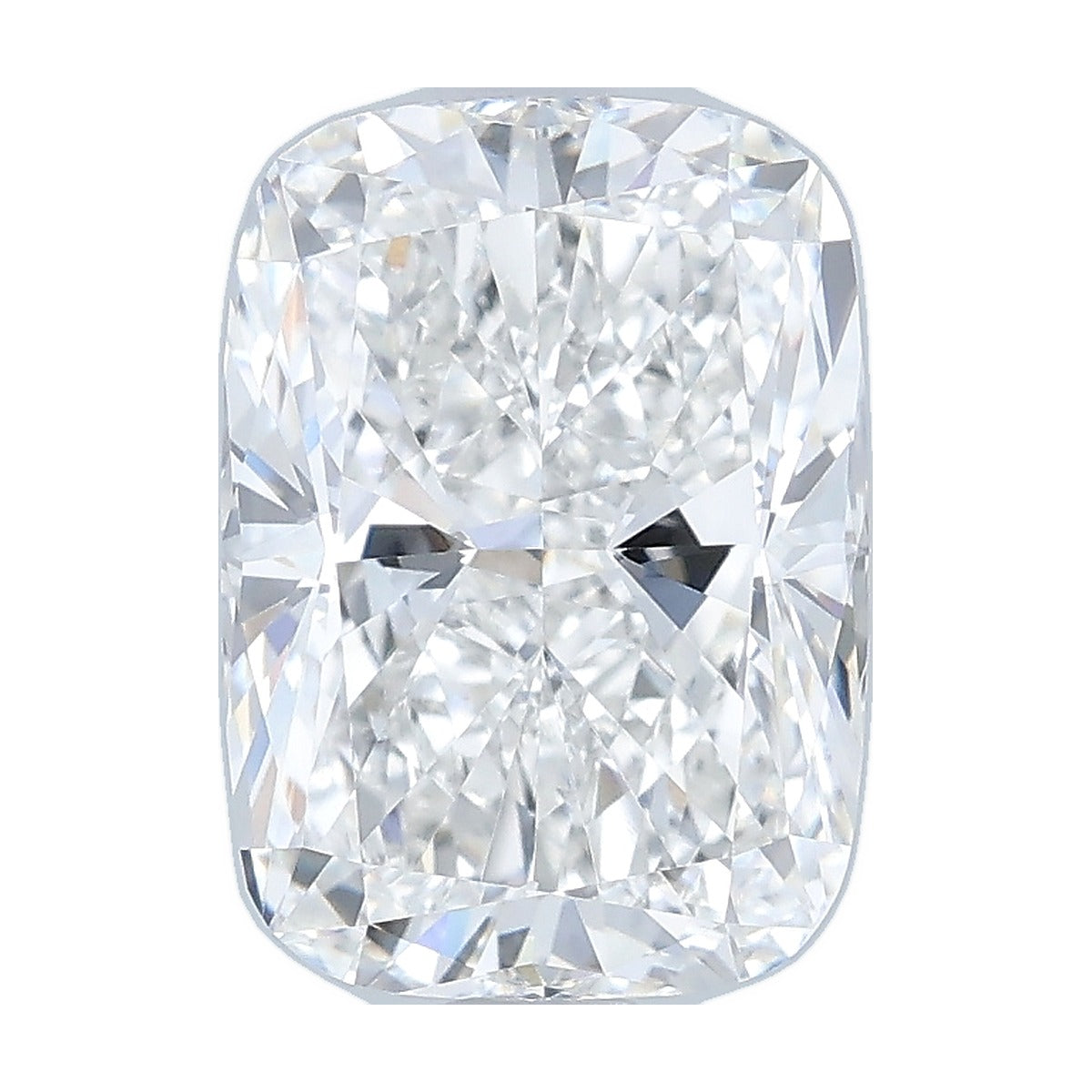 2.52 ct elongated cushion lab-grown diamond, F color, VVS2 clarity, IGI certified, still from its 360° video