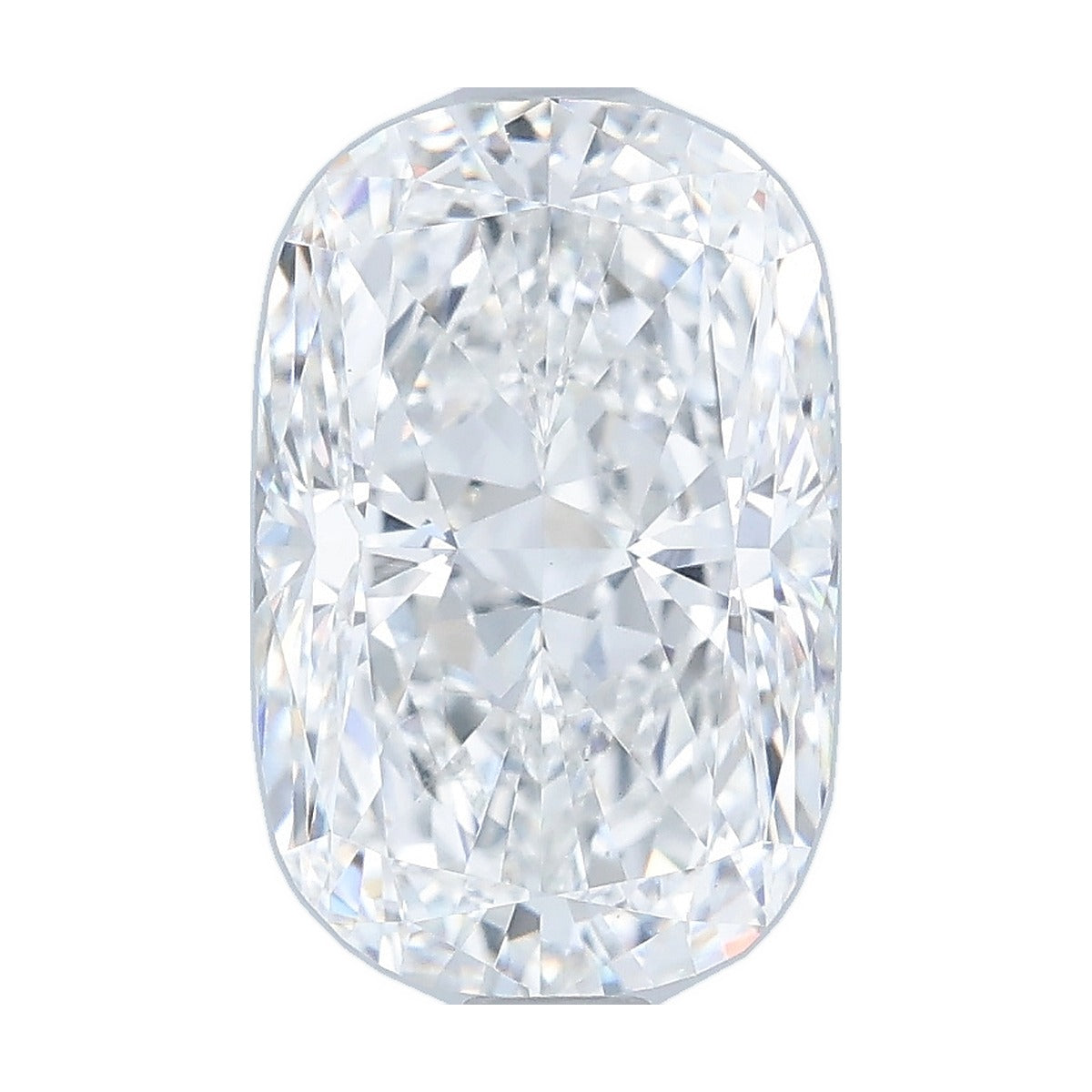 2.53 ct elongated cushion lab-grown diamond, D color, VS1 clarity, IGI certified, still from its 360° video