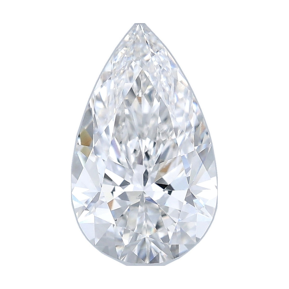 2.53 ct pear lab-grown diamond, F color, VVS1 clarity, IGI certified, still from its 360° video