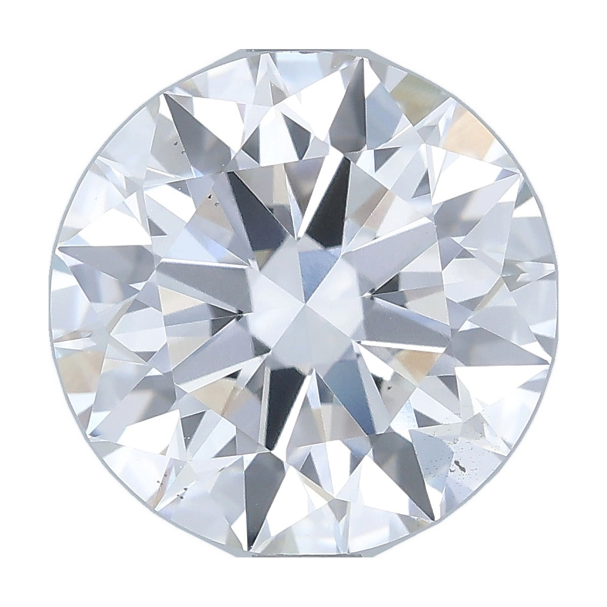 2.53 ct round lab-grown diamond, E color, VS2 clarity, IGI certified, still from its 360° video