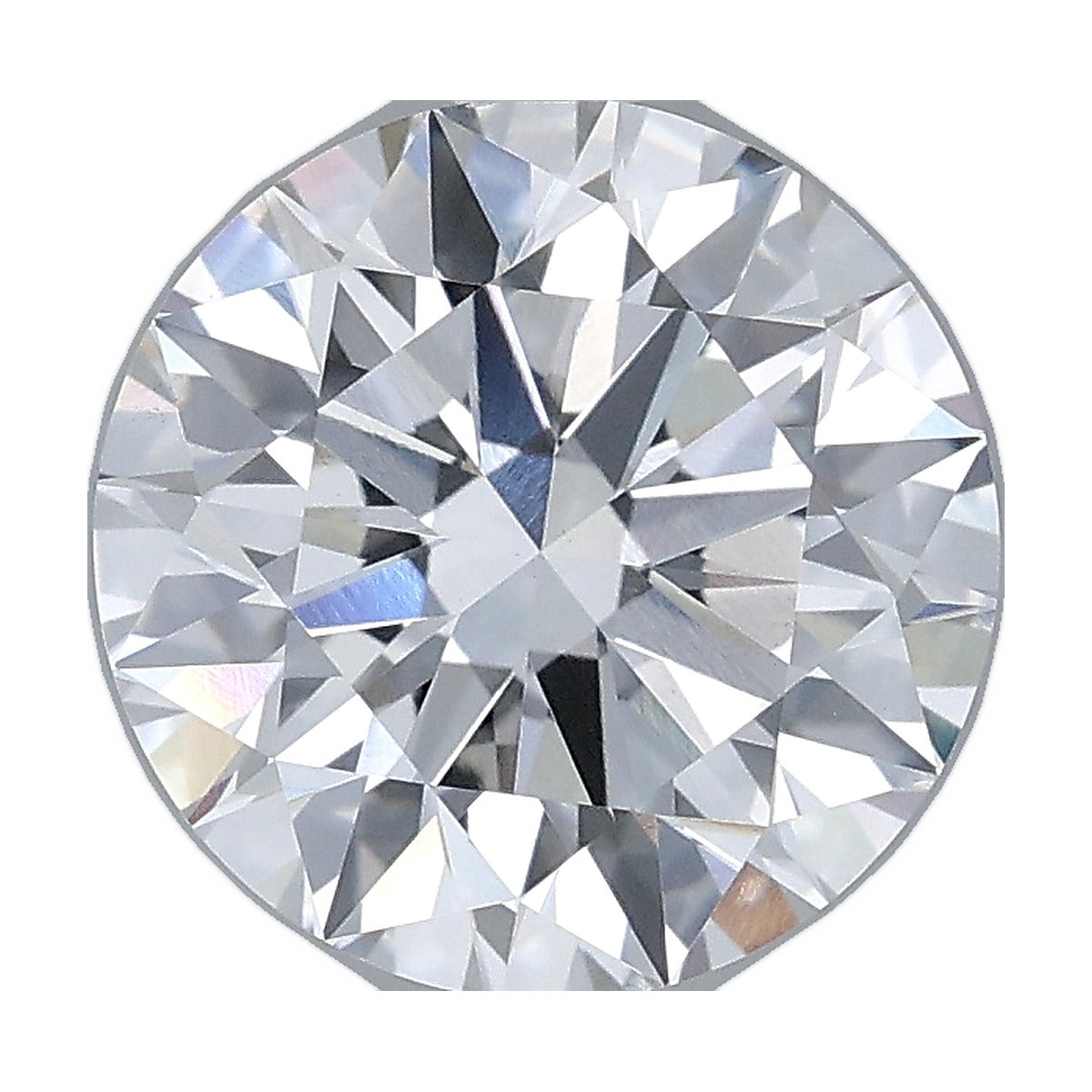 2.53 ct round lab-grown diamond, F color, VS1 clarity, IGI certified, still from its 360° video