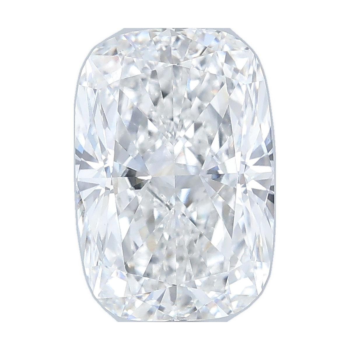 2.54 ct elongated cushion lab-grown diamond, E color, VS1 clarity, IGI certified, still from its 360° video
