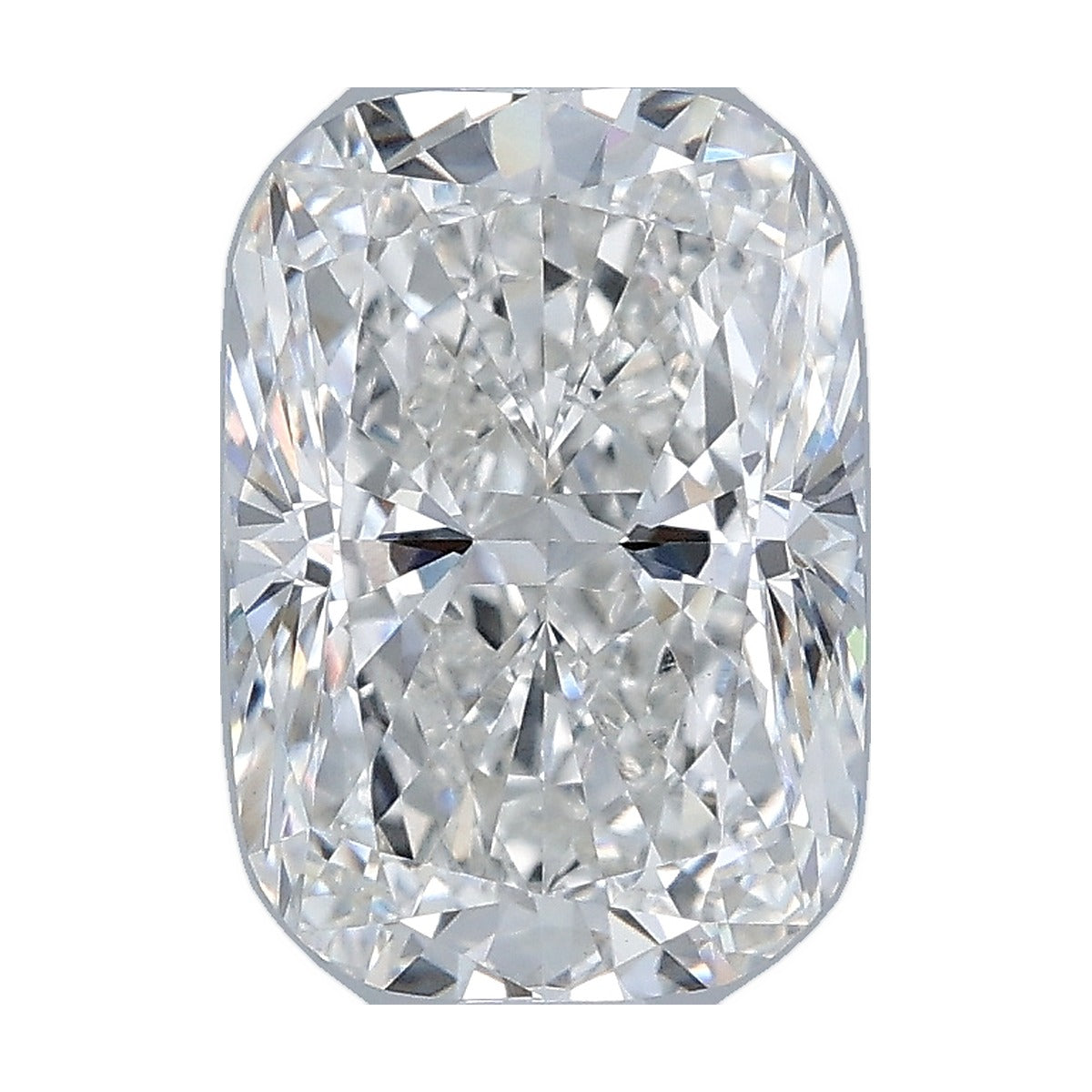 2.54 ct elongated cushion lab-grown diamond, F color, VVS2 clarity, IGI certified, still from its 360° video