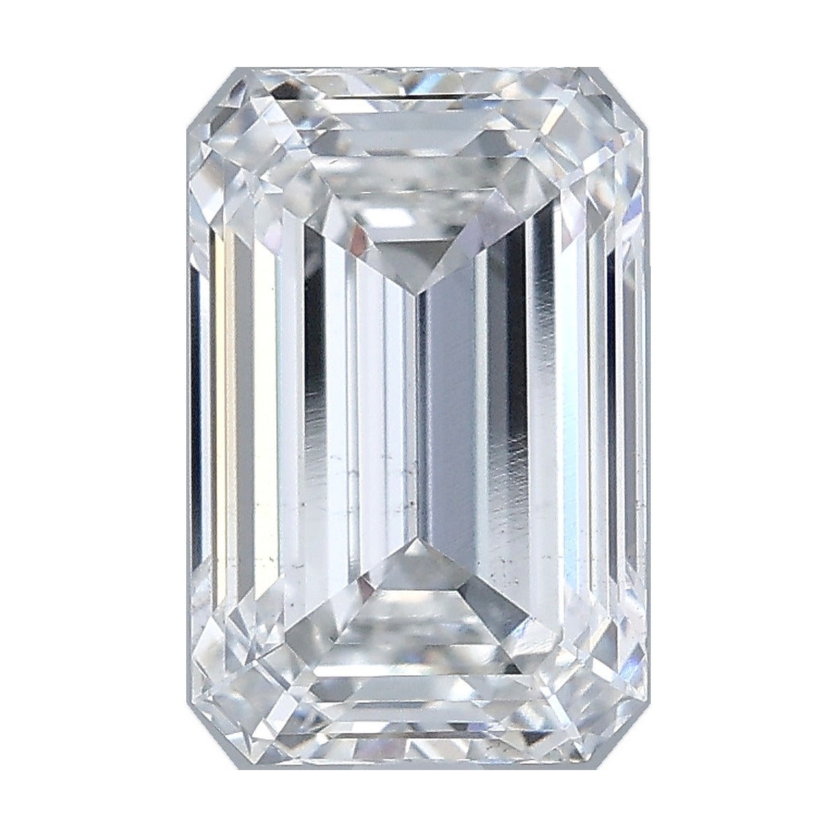 2.54 ct emerald lab-grown diamond, F color, VS2 clarity, IGI certified, still from its 360° video