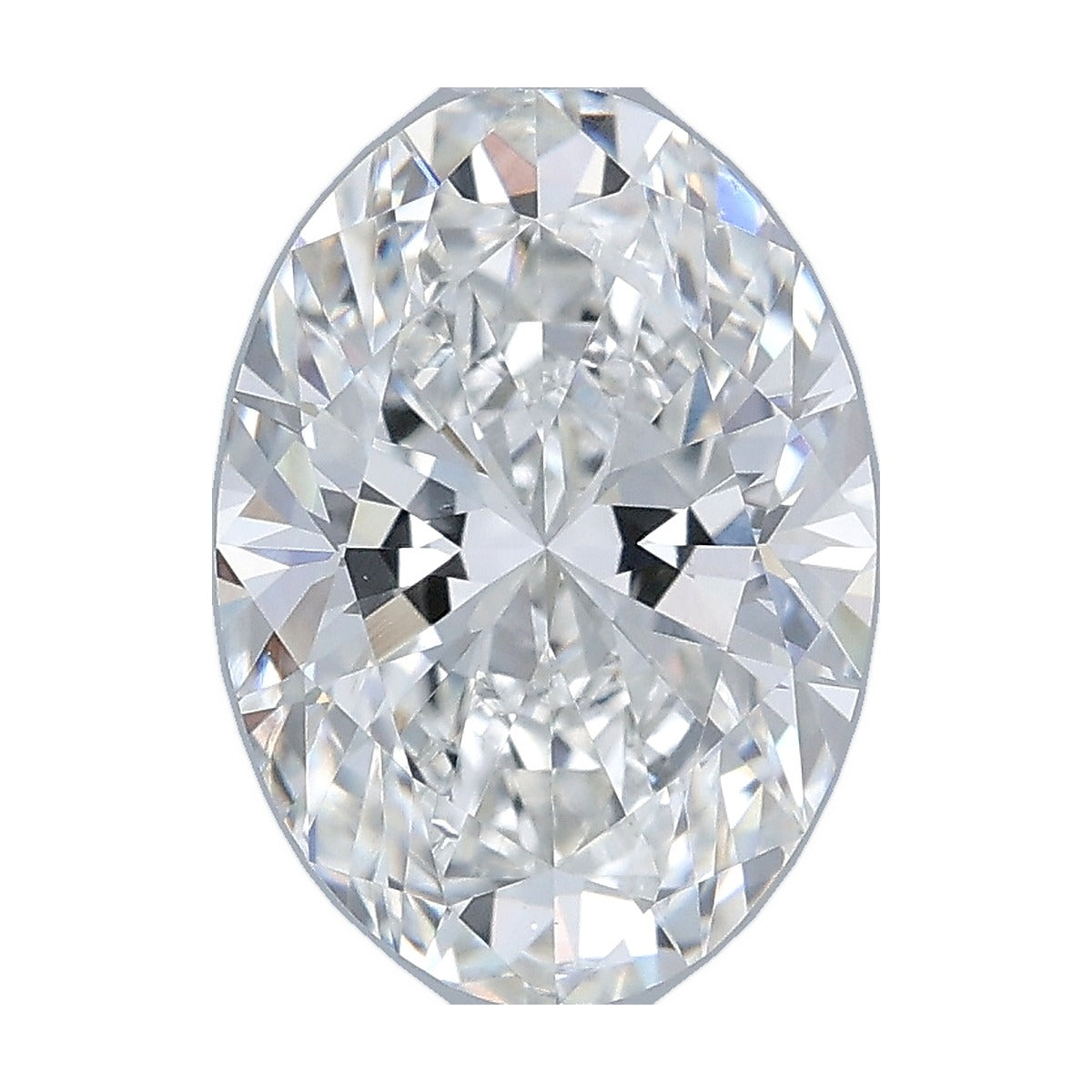 2.54 ct oval lab-grown diamond, F color, VS1 clarity, IGI certified, still from its 360° video