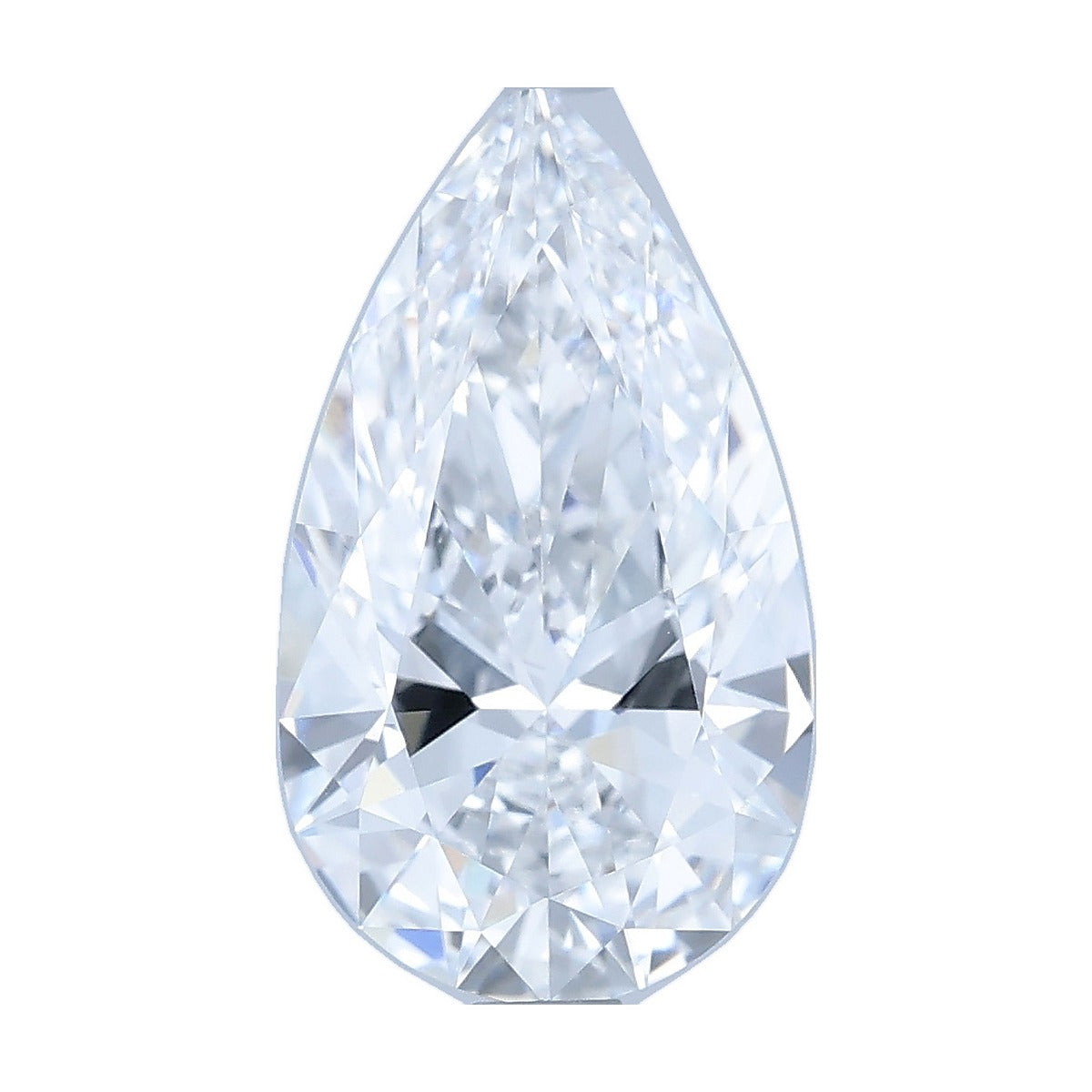 2.54 ct pear lab-grown diamond, D color, VVS2 clarity, IGI certified, still from its 360° video