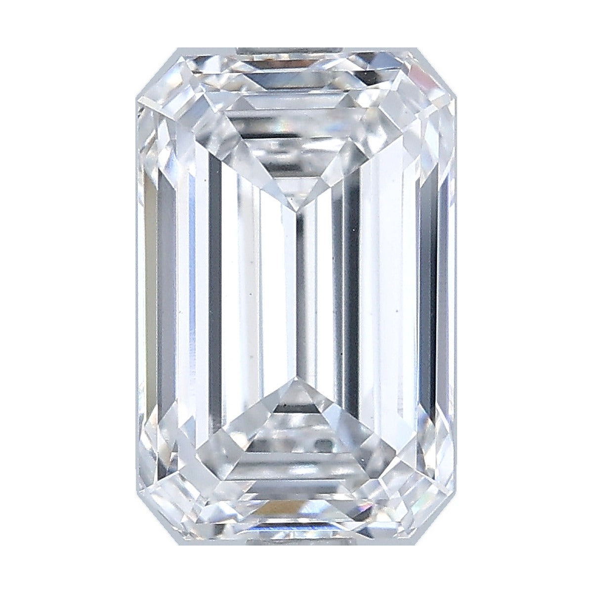2.55 ct emerald lab-grown diamond, E color, VS1 clarity, IGI certified, still from its 360° video