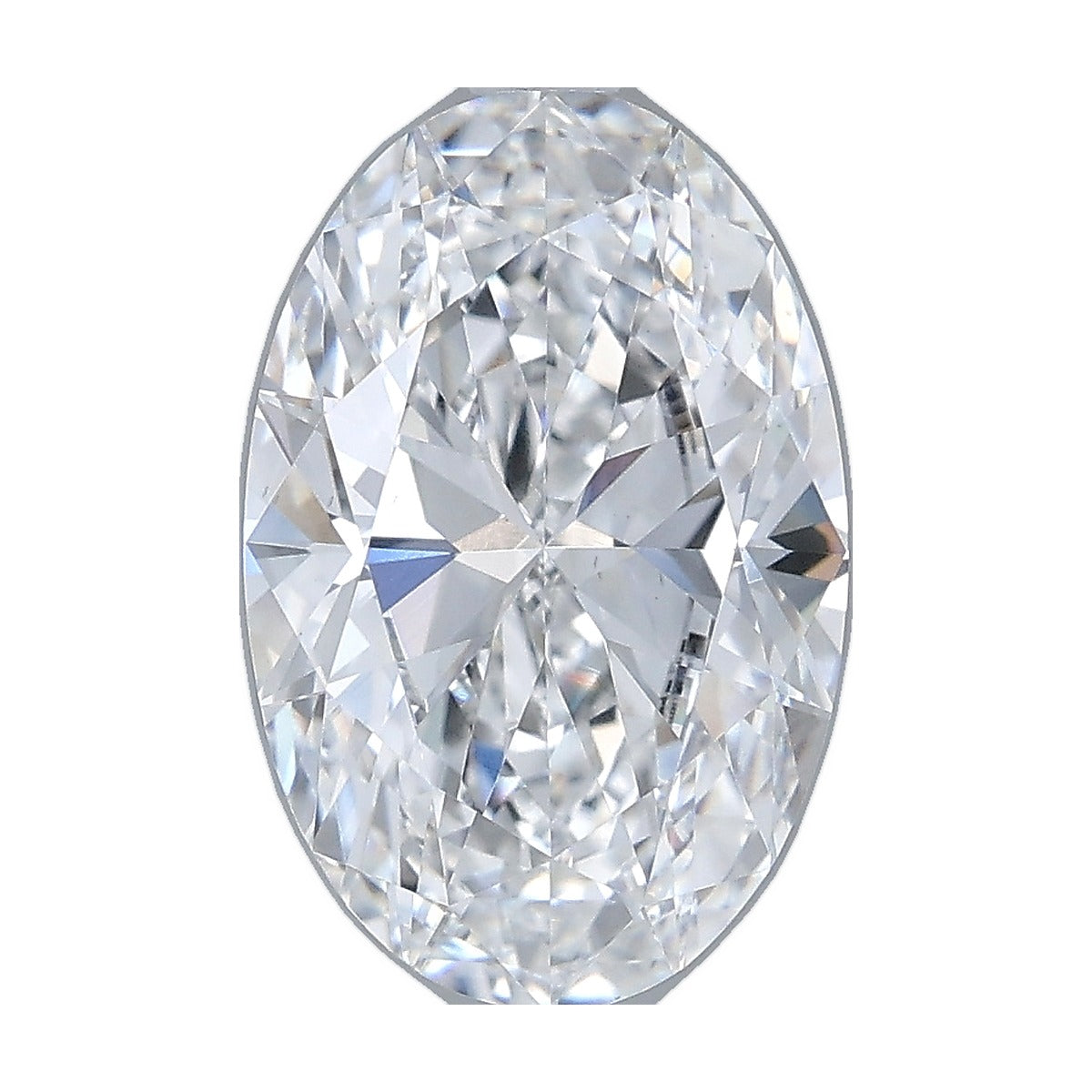 2.55 ct oval lab-grown diamond, D color, VS1 clarity, IGI certified, still from its 360° video