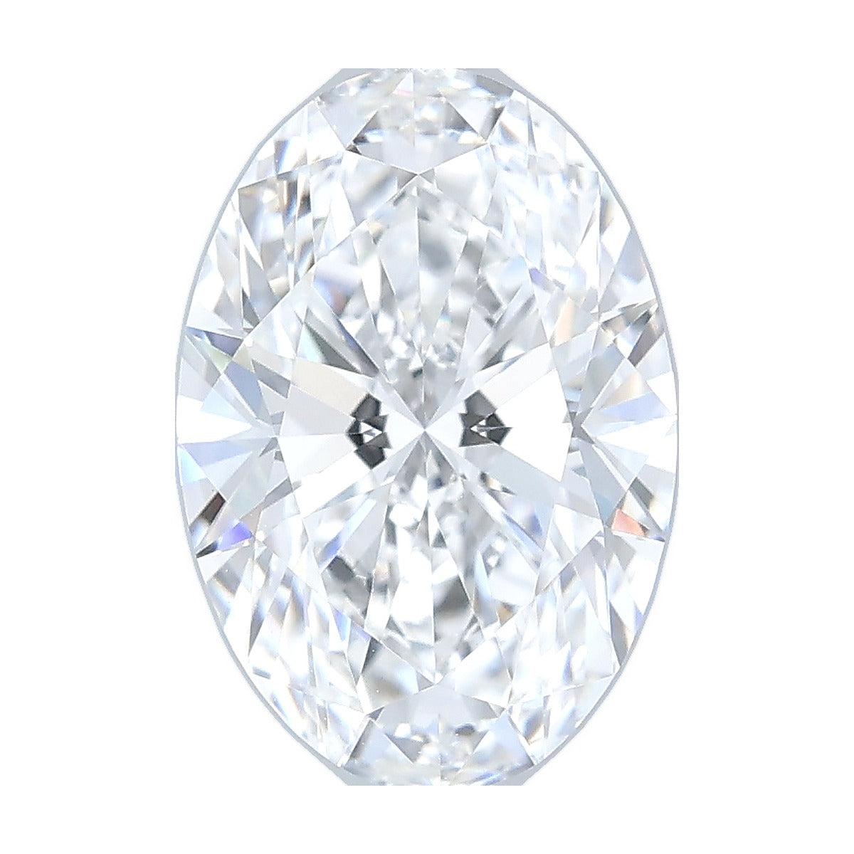 2.55 ct oval lab-grown diamond, D color, VVS2 clarity, IGI certified, still from its 360° video