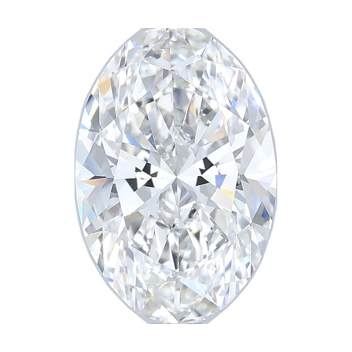 2.55 ct oval lab-grown diamond, F color, VS1 clarity, IGI certified, still from its 360° video