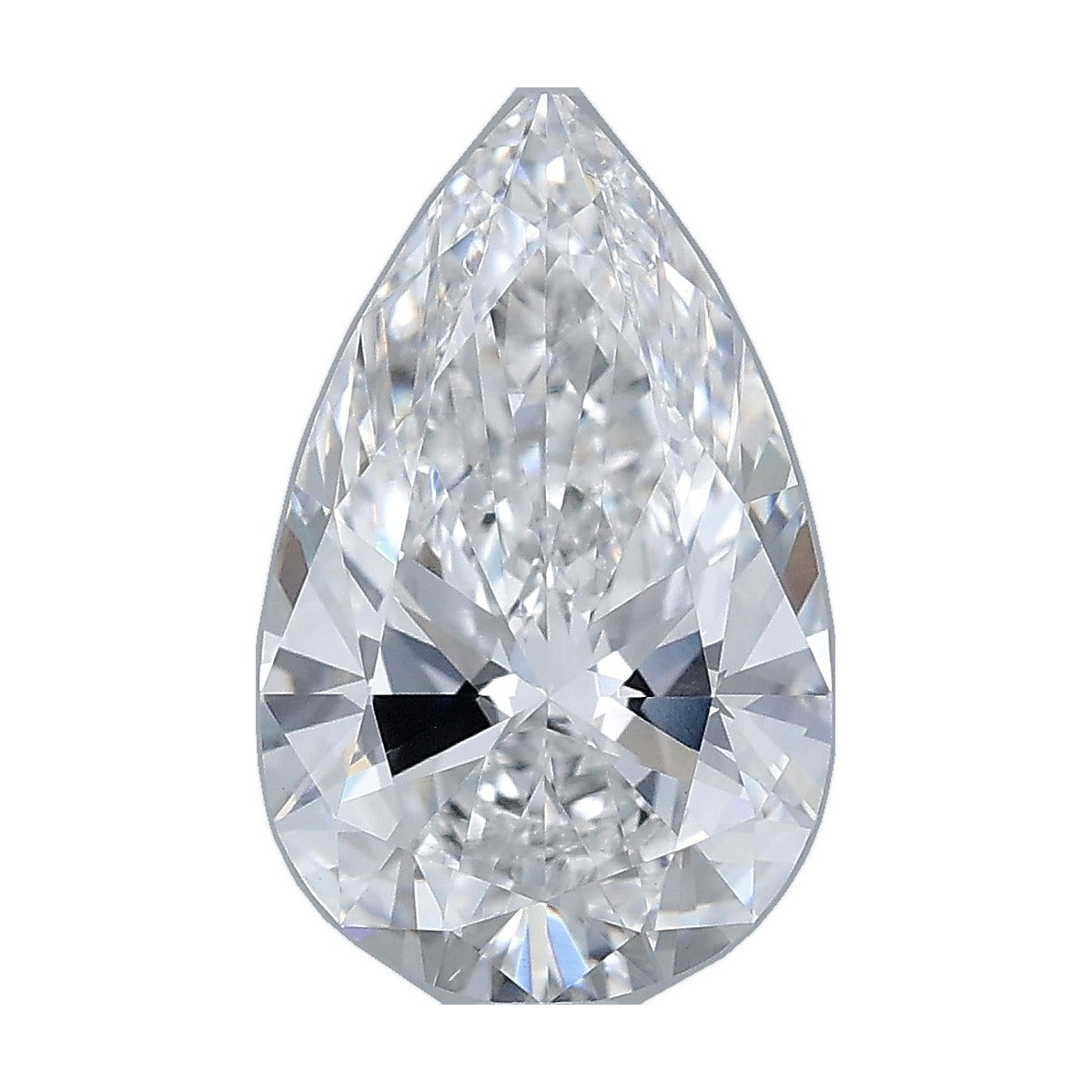 2.55 ct pear lab-grown diamond, E color, VVS2 clarity, IGI certified, still from its 360° video