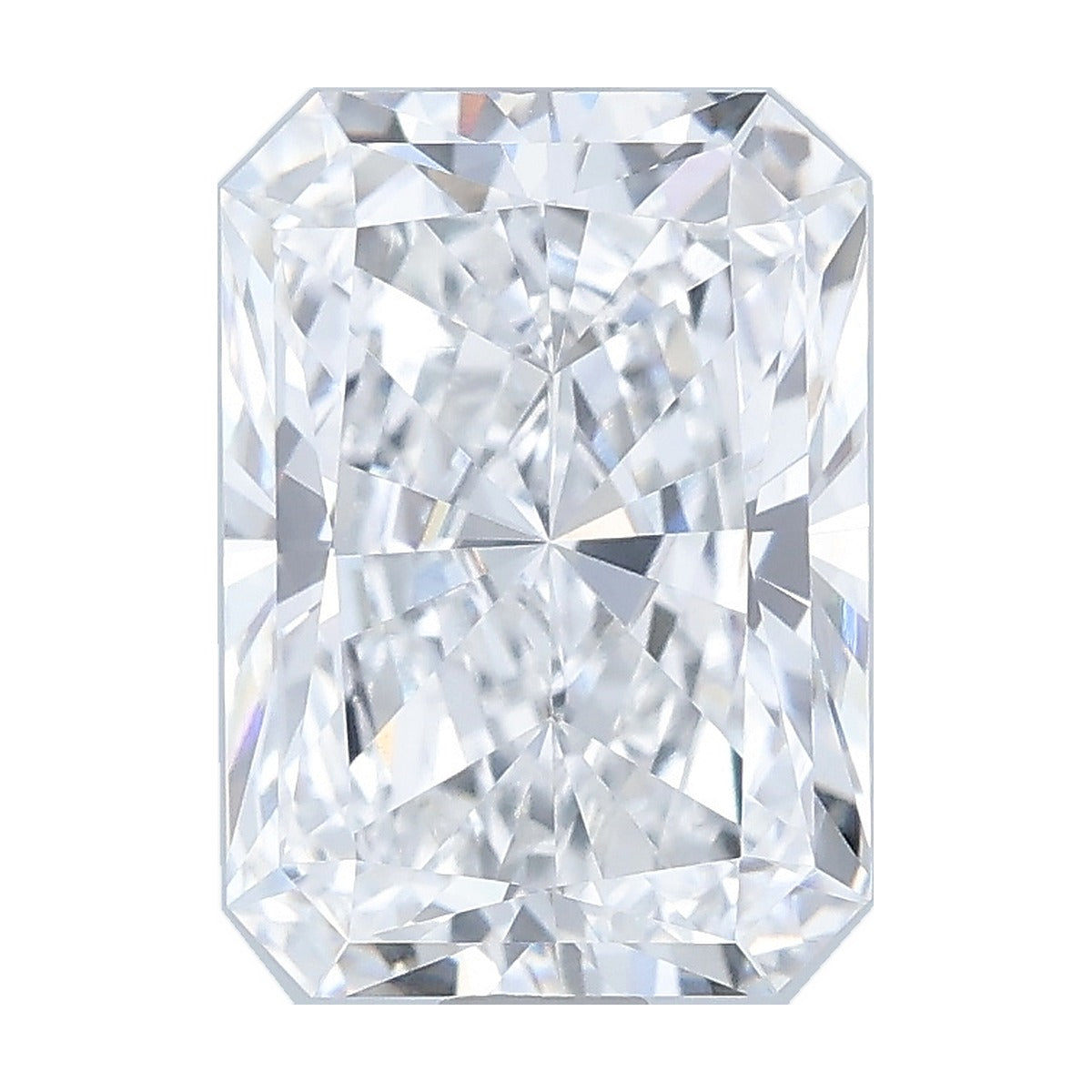 2.55 ct radiant lab-grown diamond, D color, VVS1 clarity, IGI certified, still from its 360° video