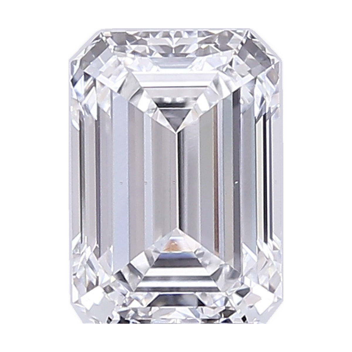 2.56 ct emerald lab-grown diamond, D color, VS1 clarity, IGI certified, still from its 360° video