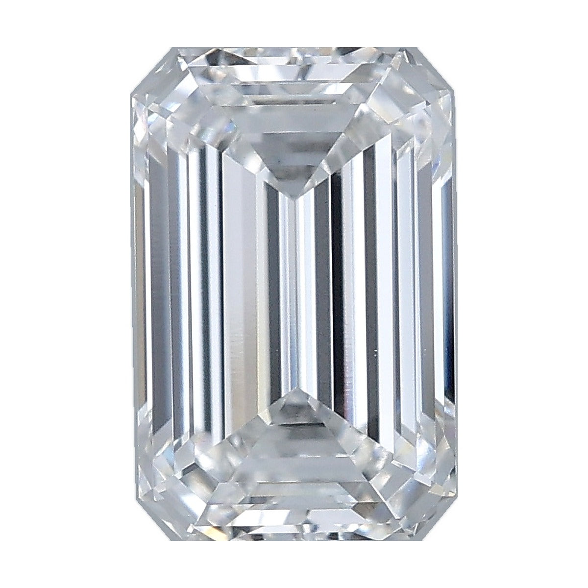 2.56 ct emerald lab-grown diamond, E color, VVS2 clarity, IGI certified, still from its 360° video