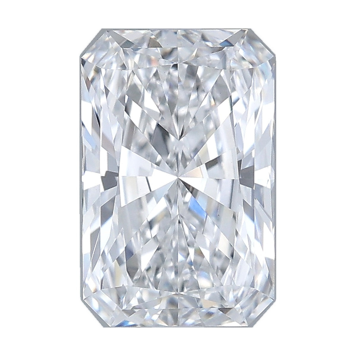 2.56 ct radiant lab-grown diamond, D color, VVS2 clarity, IGI certified, still from its 360° video